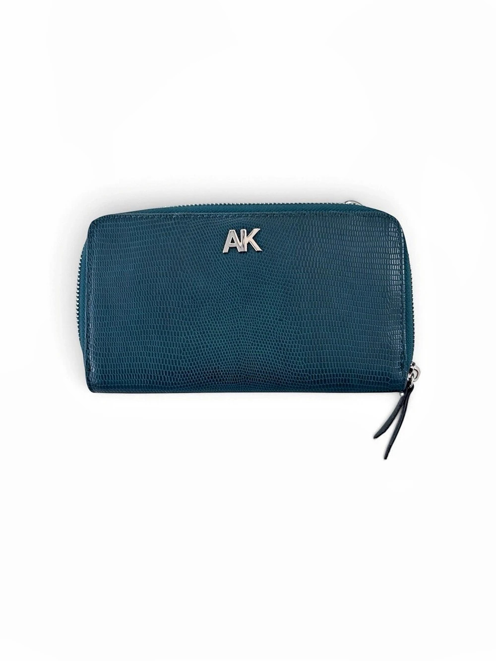AK Zip Key & Card Holder in Blue Like New
